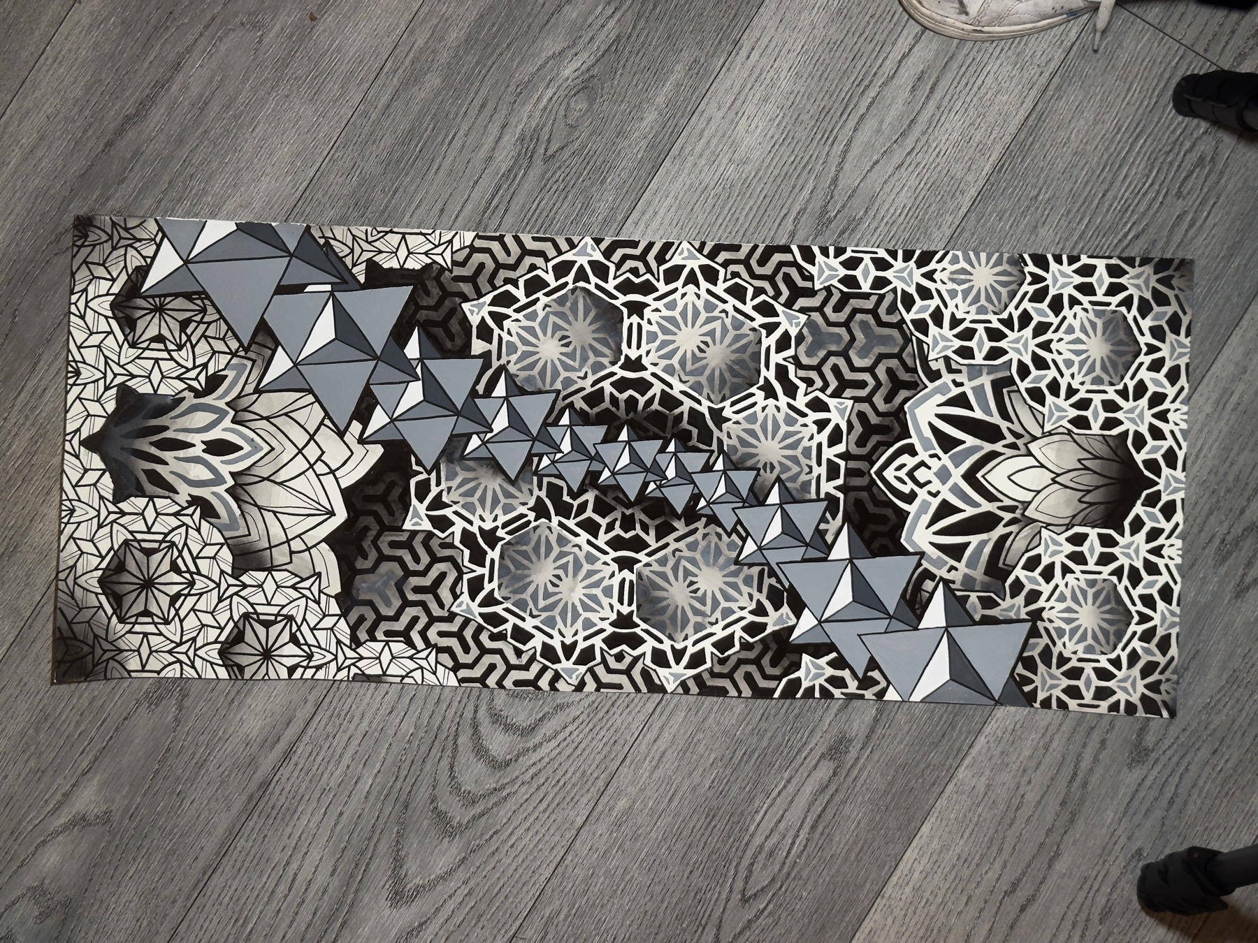 Grayscale Panel by Raúl Wesche